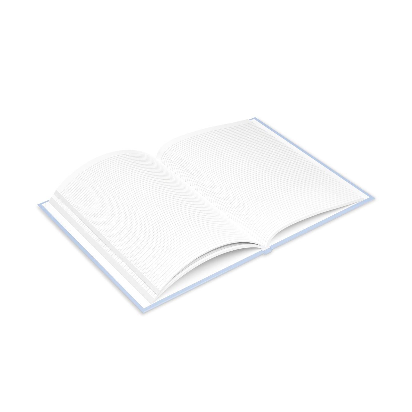 Hardcover Notebook — "I Am a Modern Cinderella" Puffy Cover Journal (Light Blue)