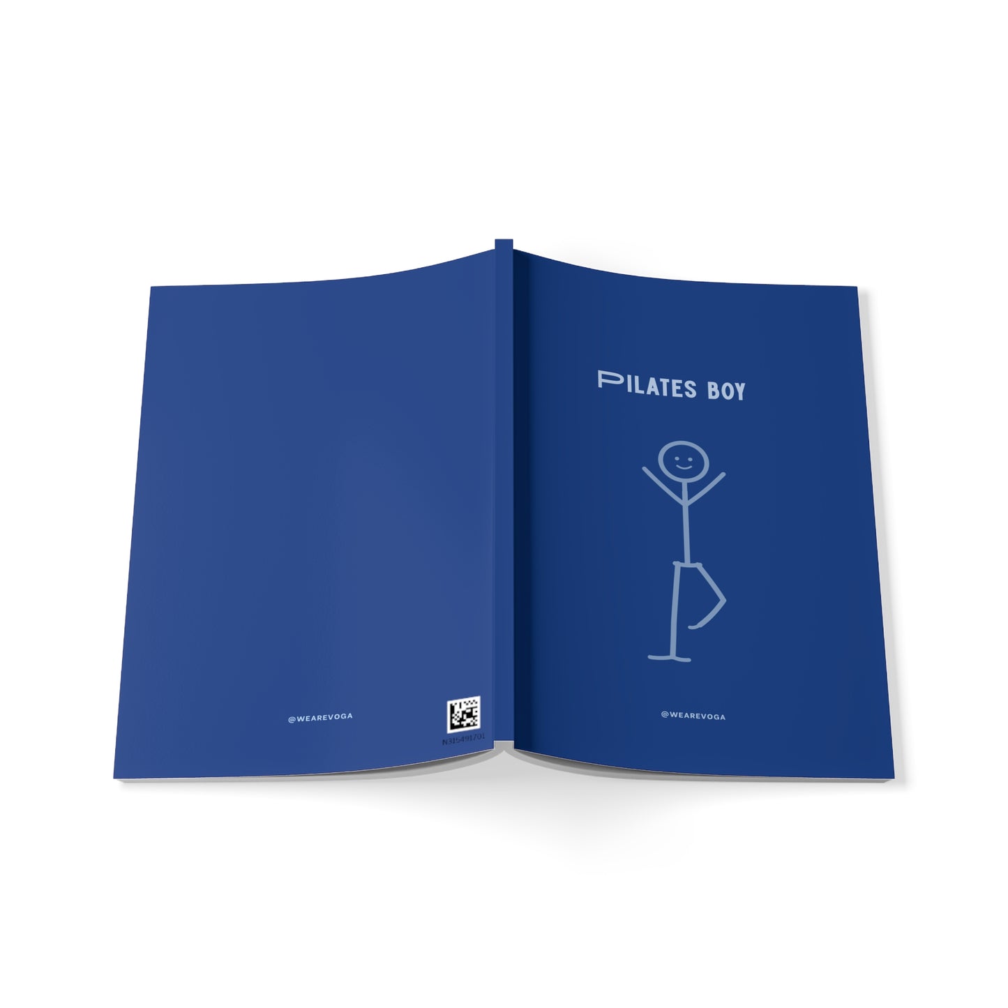 Pilates Boy A5 Softcover Notebook