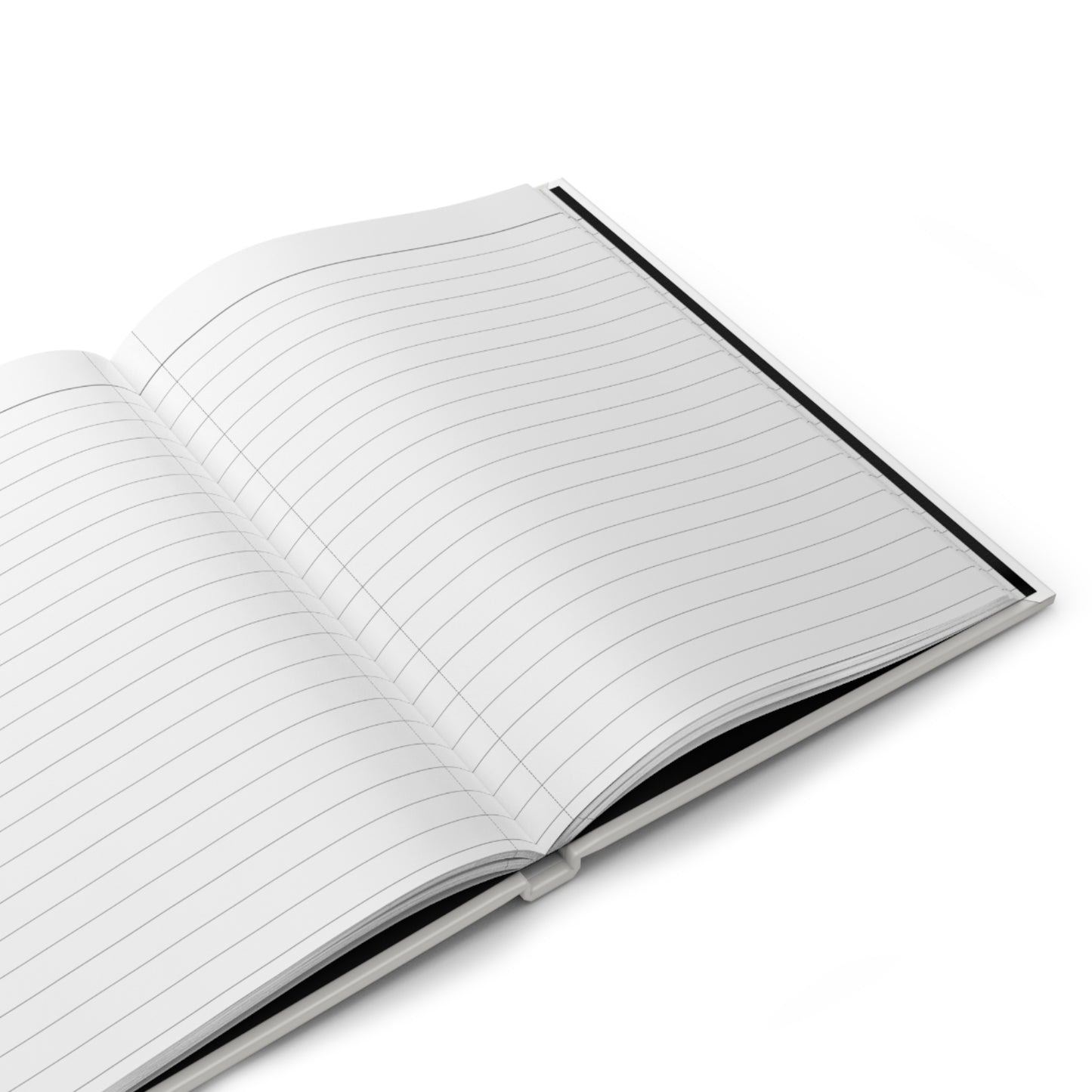 VOGA Minimalist Hardcover Lined Journal — Matte Soft-Grey Notebook for Everyday Notes