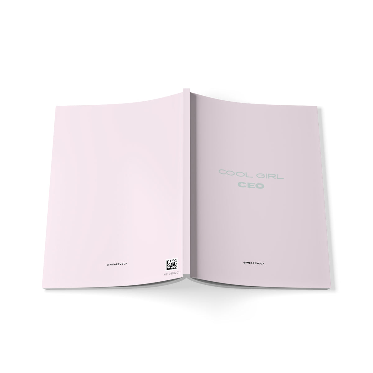 Cool Girl CEO Softcover Notebook — A5 Pink Notebook for Boss Baddies
