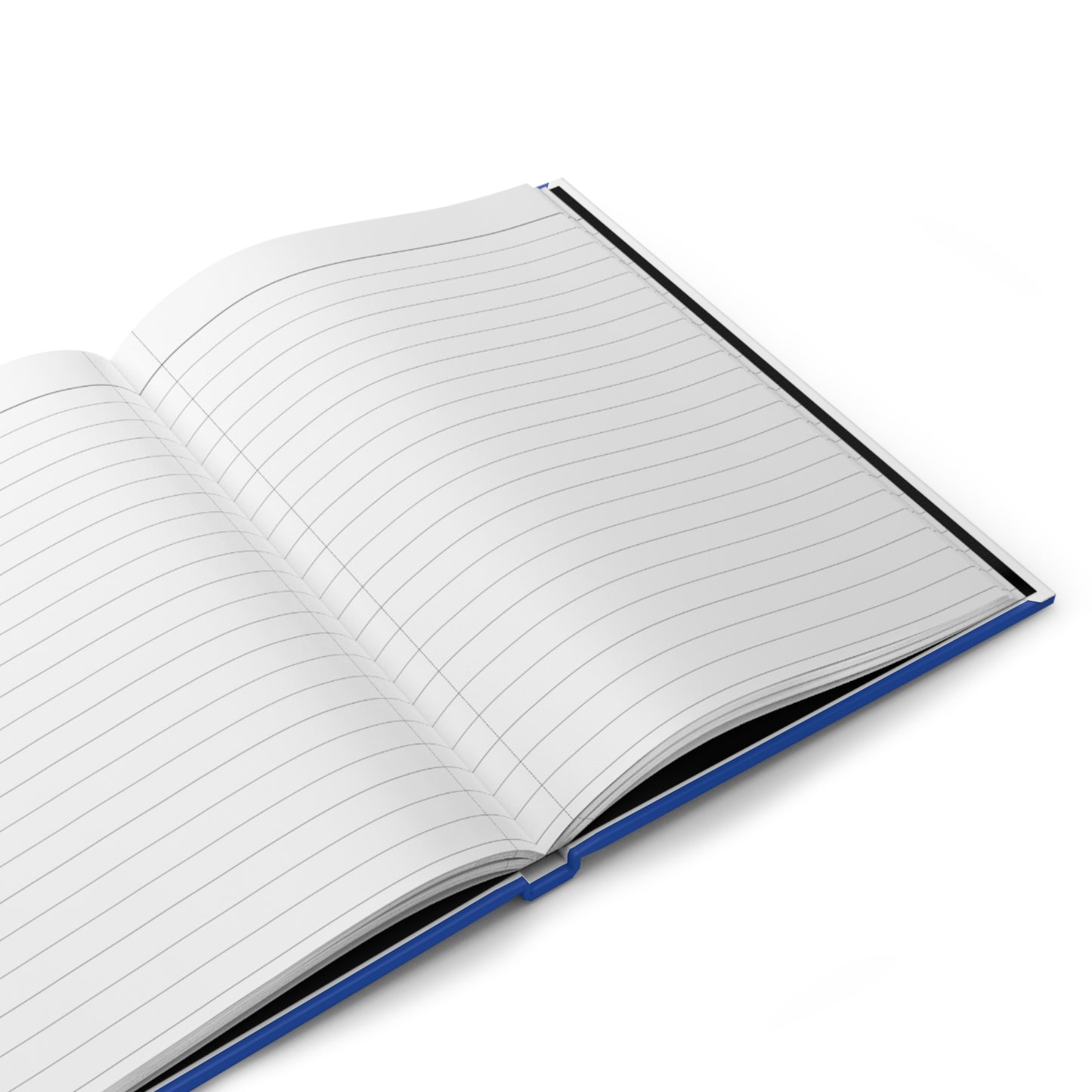Hardcover Journal — "Financially Not Okay" Blue Lined Notebook for Budgeting & Mental Health Notes