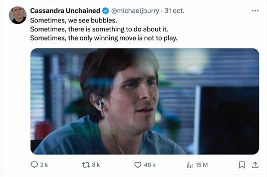 When a single tweet shakes the AI market: Michael Burry, the man who continues to fascinate