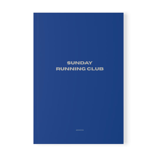 Sunday Running Club A5 Notebook — Softcover Journal for Runners & Training Notes