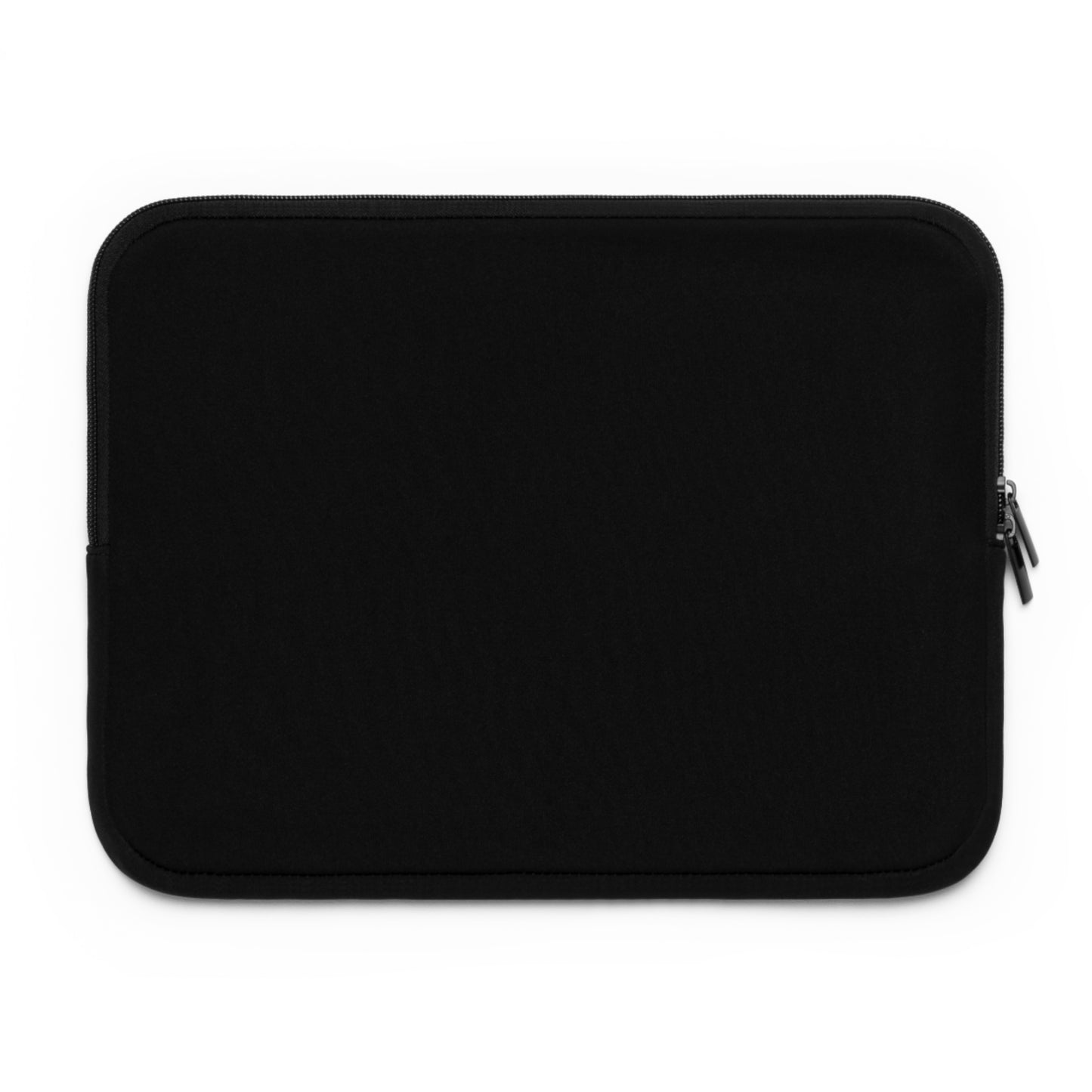 Laptop Sleeve — Minimal Black "Creativity is intelligence having fun" Quote Sleeve