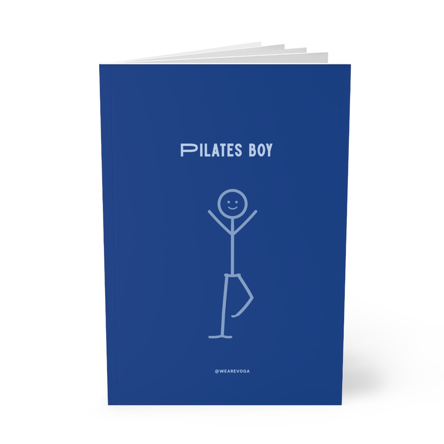 Pilates Boy A5 Softcover Notebook