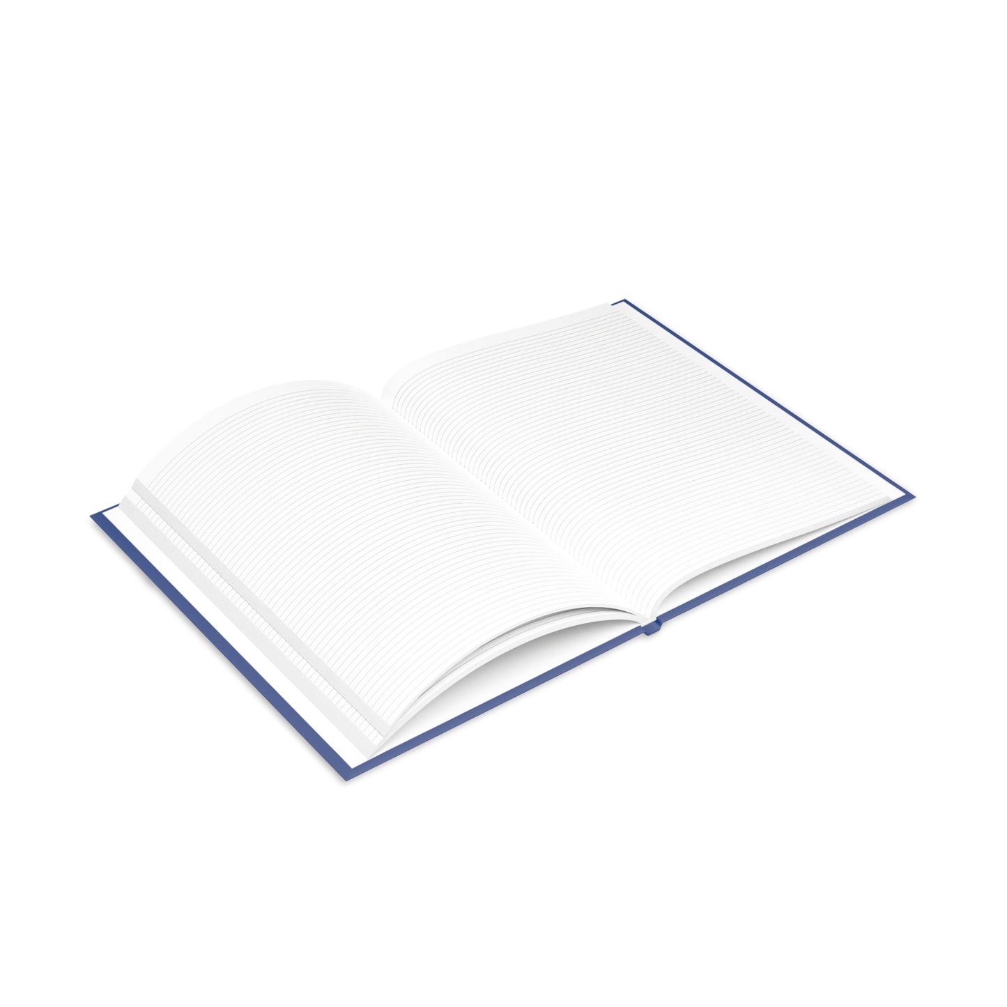BYO Blue Hardcover Notebook — Puffy Cover Journal for Notes & Planning