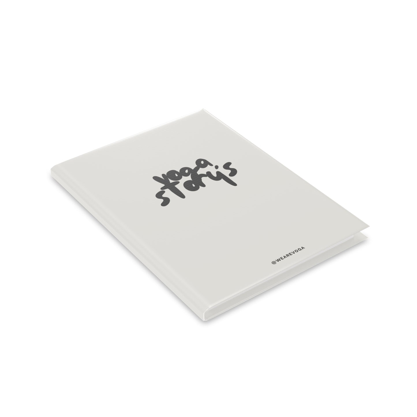 Yoga Storys Hardcover Notebook — Puffy Cover Journal for Yoga Notes & Gratitude