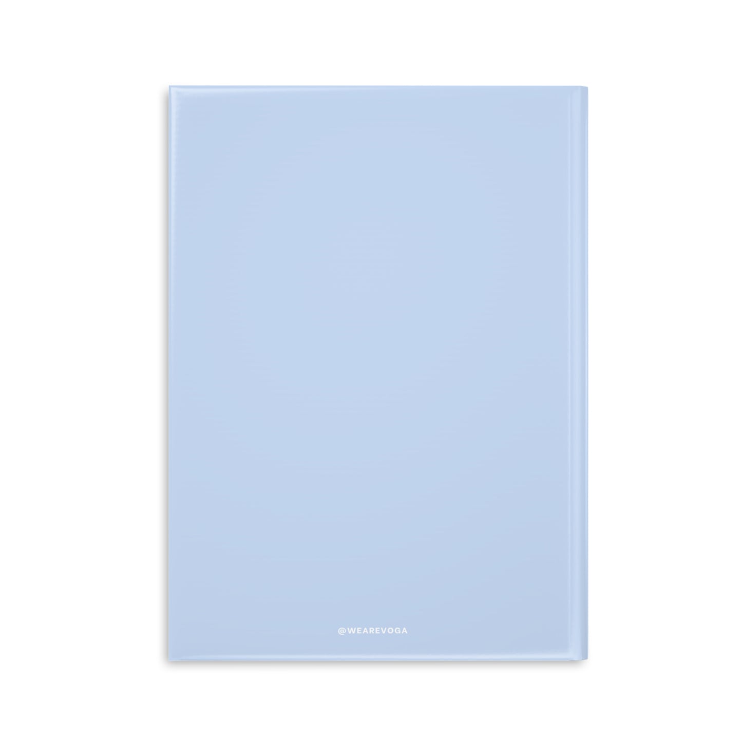 Hardcover Notebook — "I Am a Modern Cinderella" Puffy Cover Journal (Light Blue)