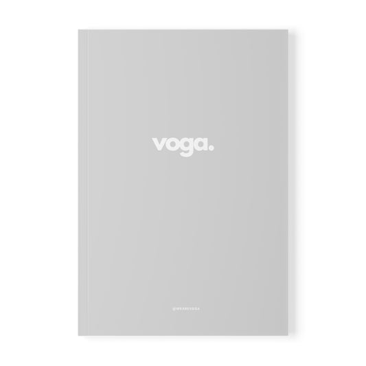 Voga Branded A5 Softcover Notebook — Minimalist Journal for Notes & Planning