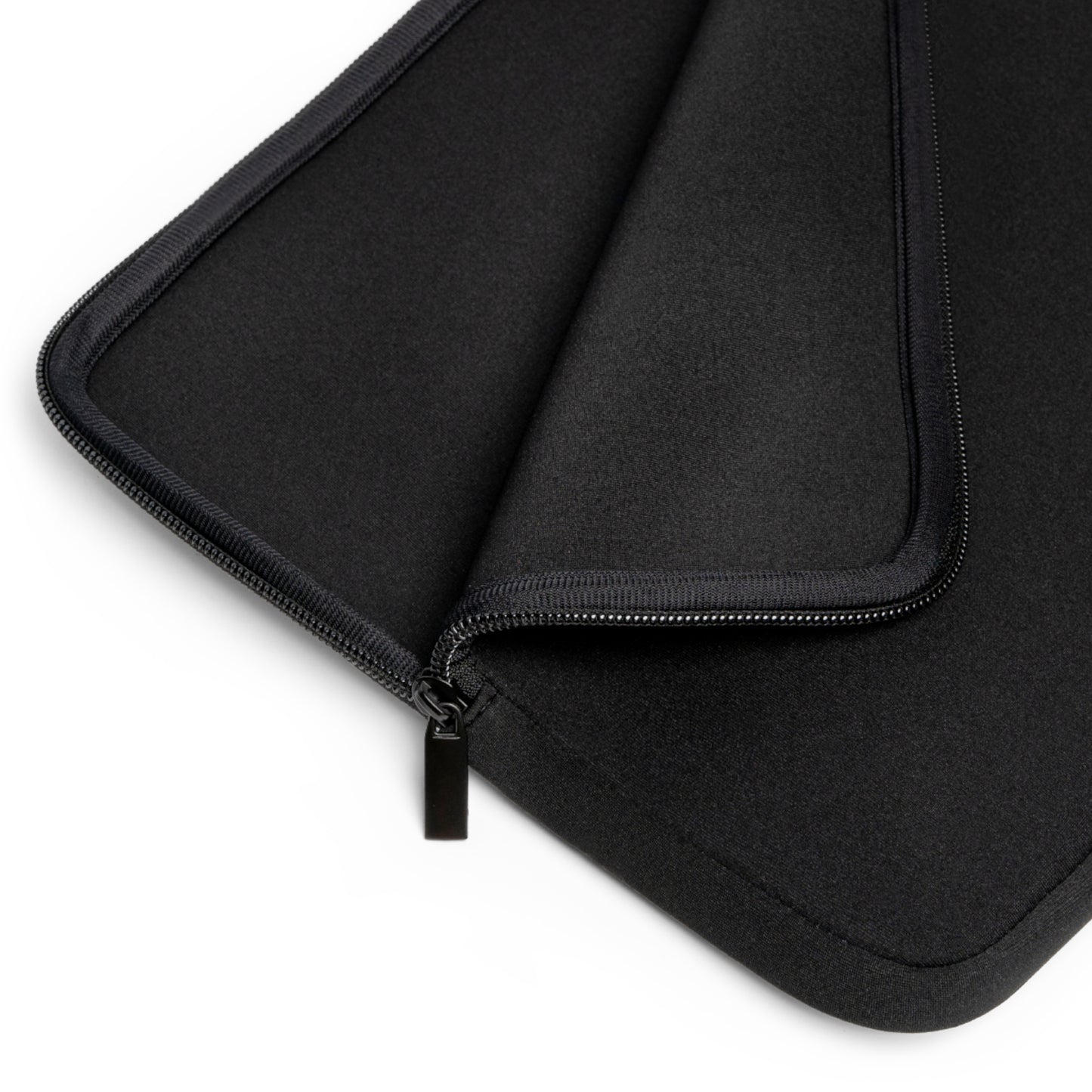 Laptop Sleeve — Minimal Black "Creativity is intelligence having fun" Quote Sleeve