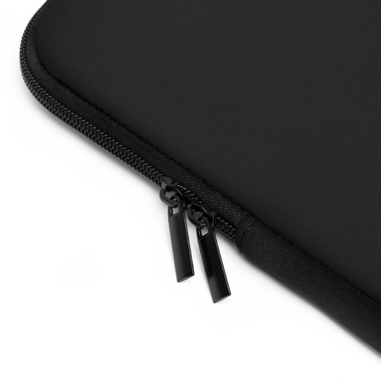 Laptop Sleeve — Minimal Black "Creativity is intelligence having fun" Quote Sleeve