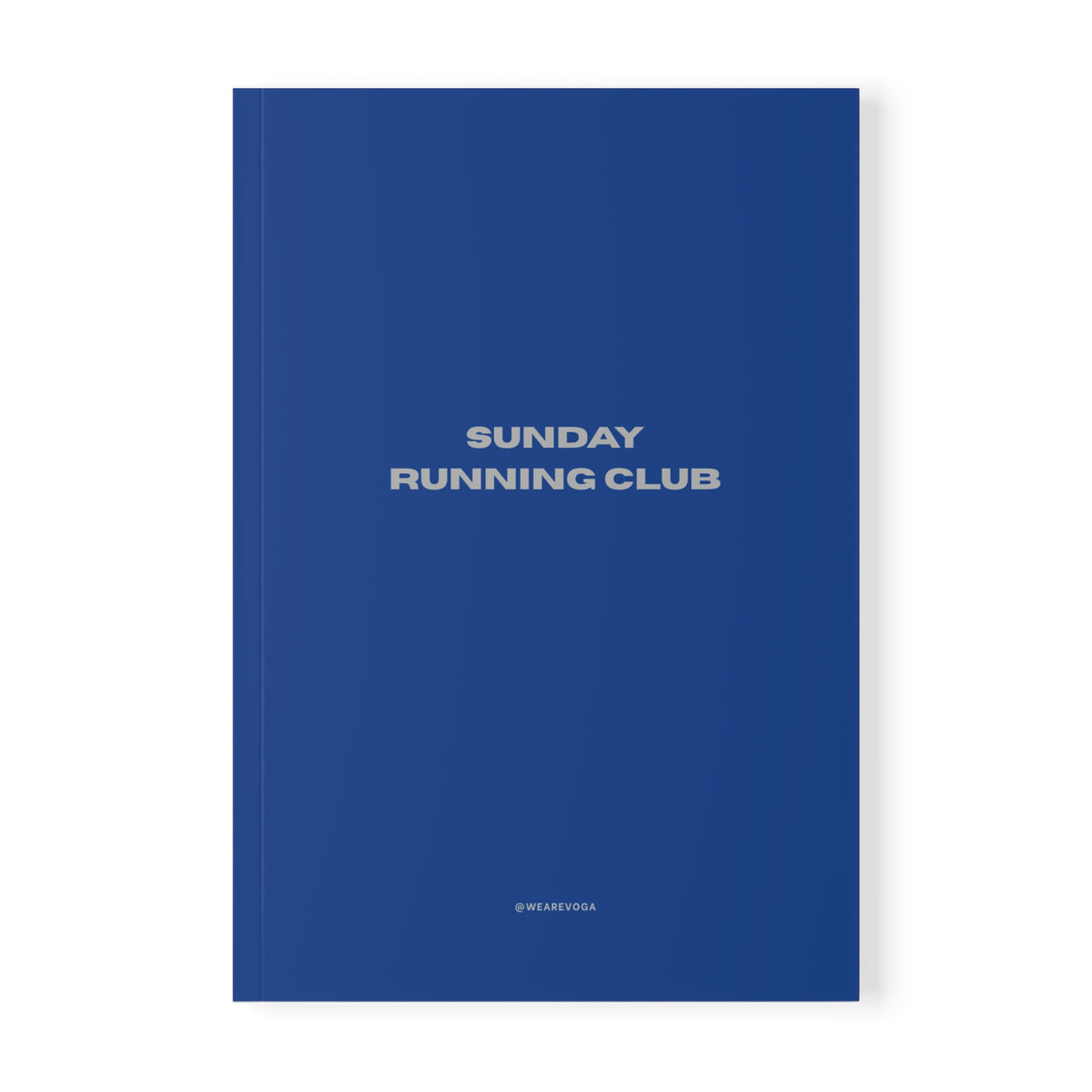 Sunday Running Club A5 Notebook — Softcover Journal for Runners & Training Notes