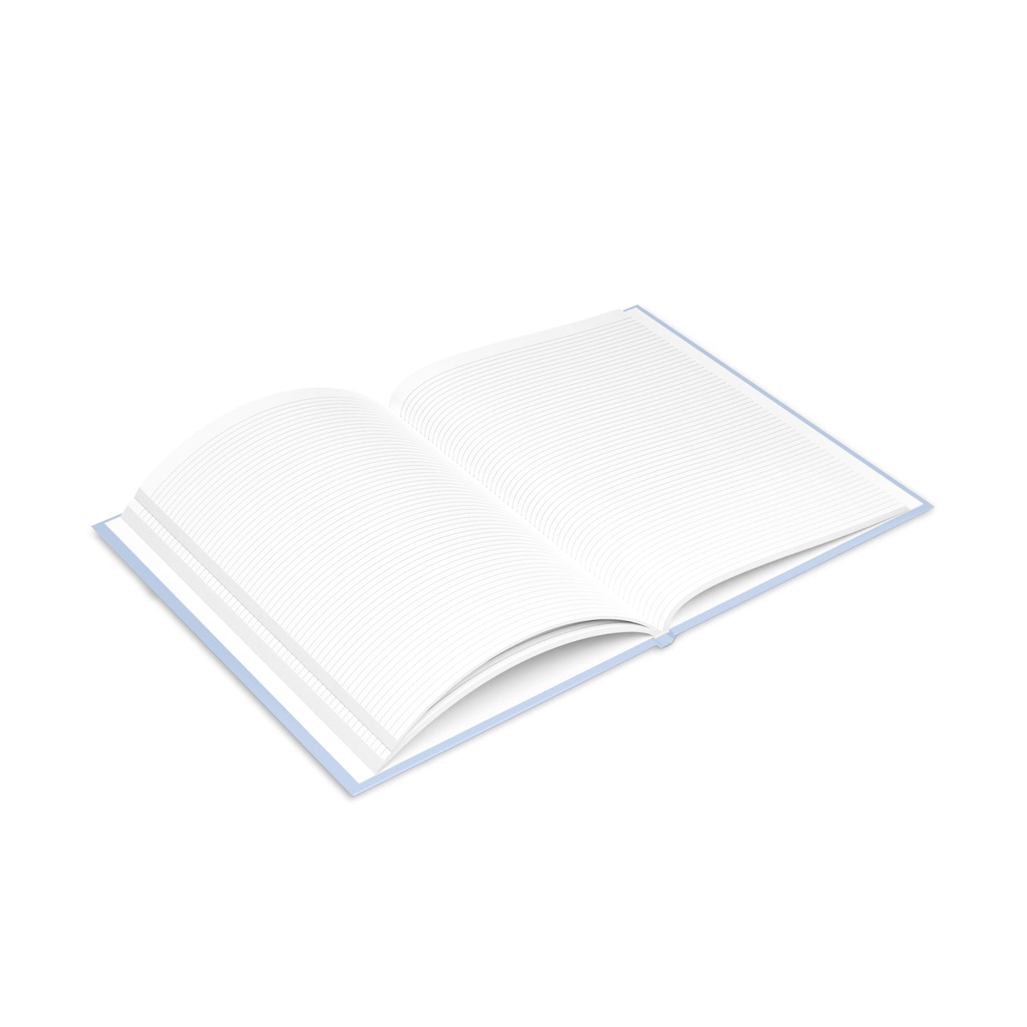 Hardcover Notebook — "I Am a Modern Cinderella" Puffy Cover Journal (Light Blue)
