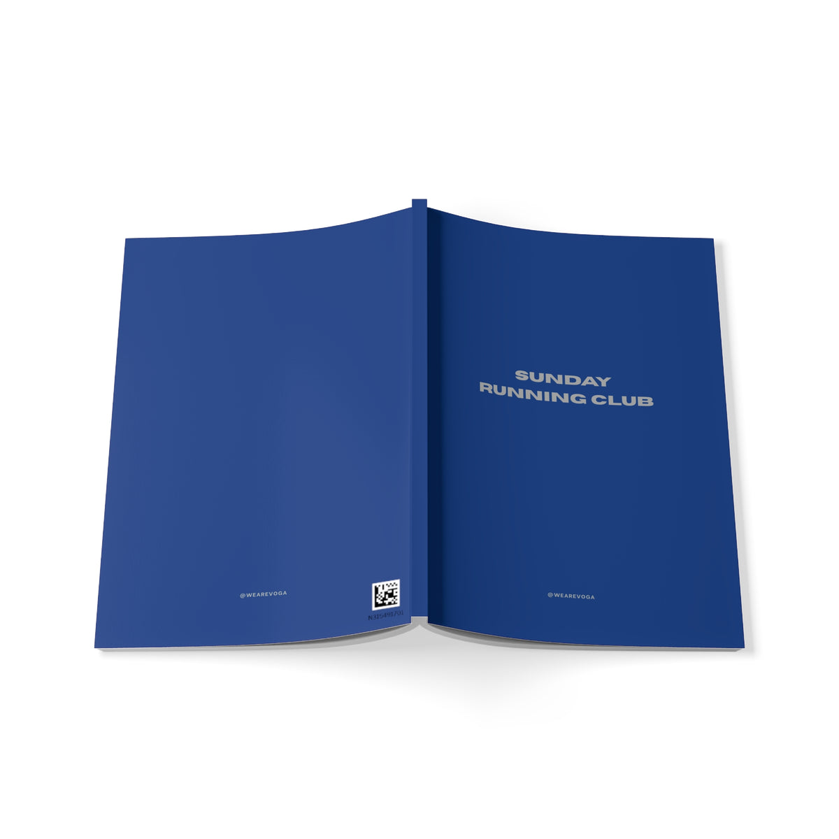 Sunday Running Club A5 Notebook — Softcover Journal for Runners & Training Notes