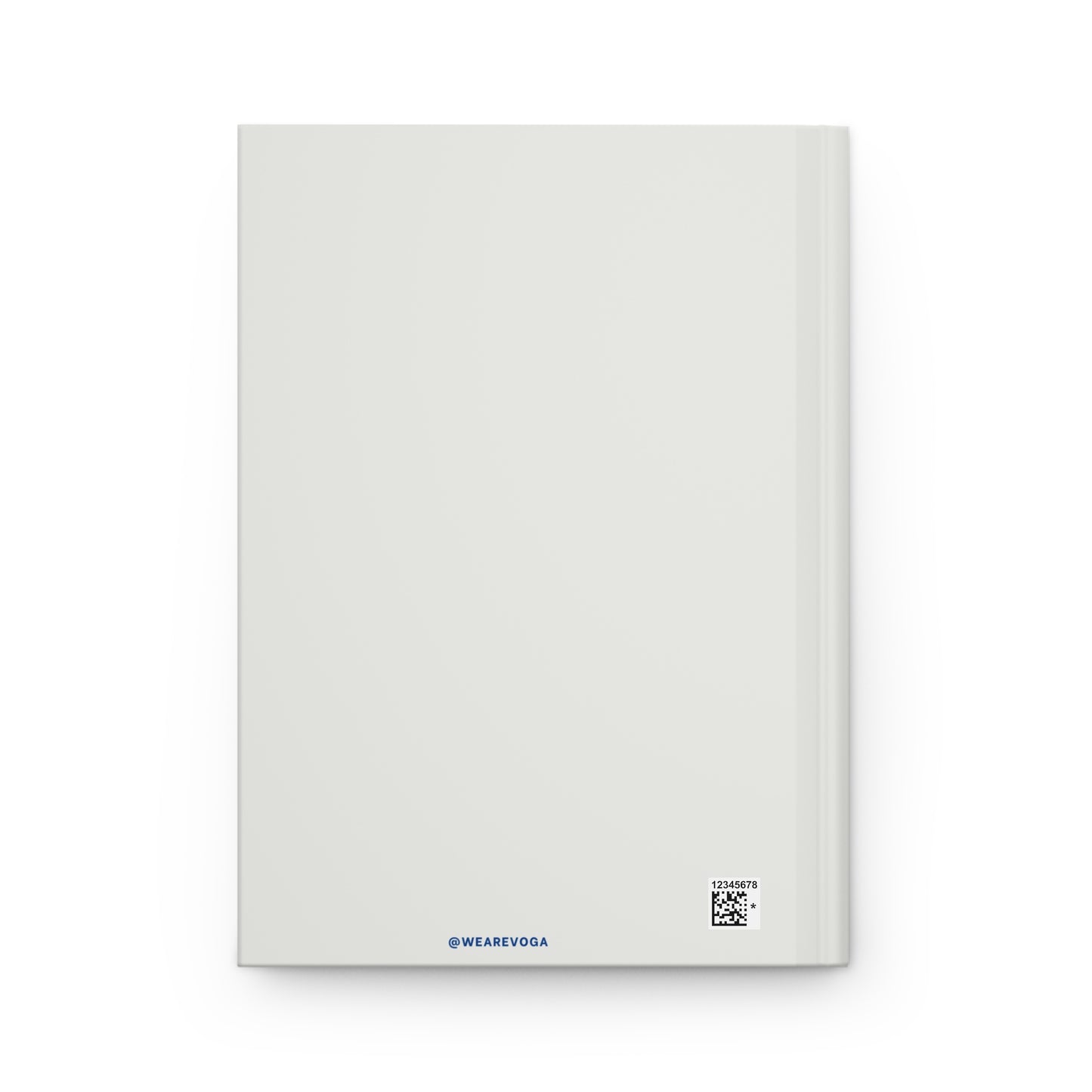 The Current of Thought Hardcover Journal — Minimalist Matte Notebook for Reflection & Ideas