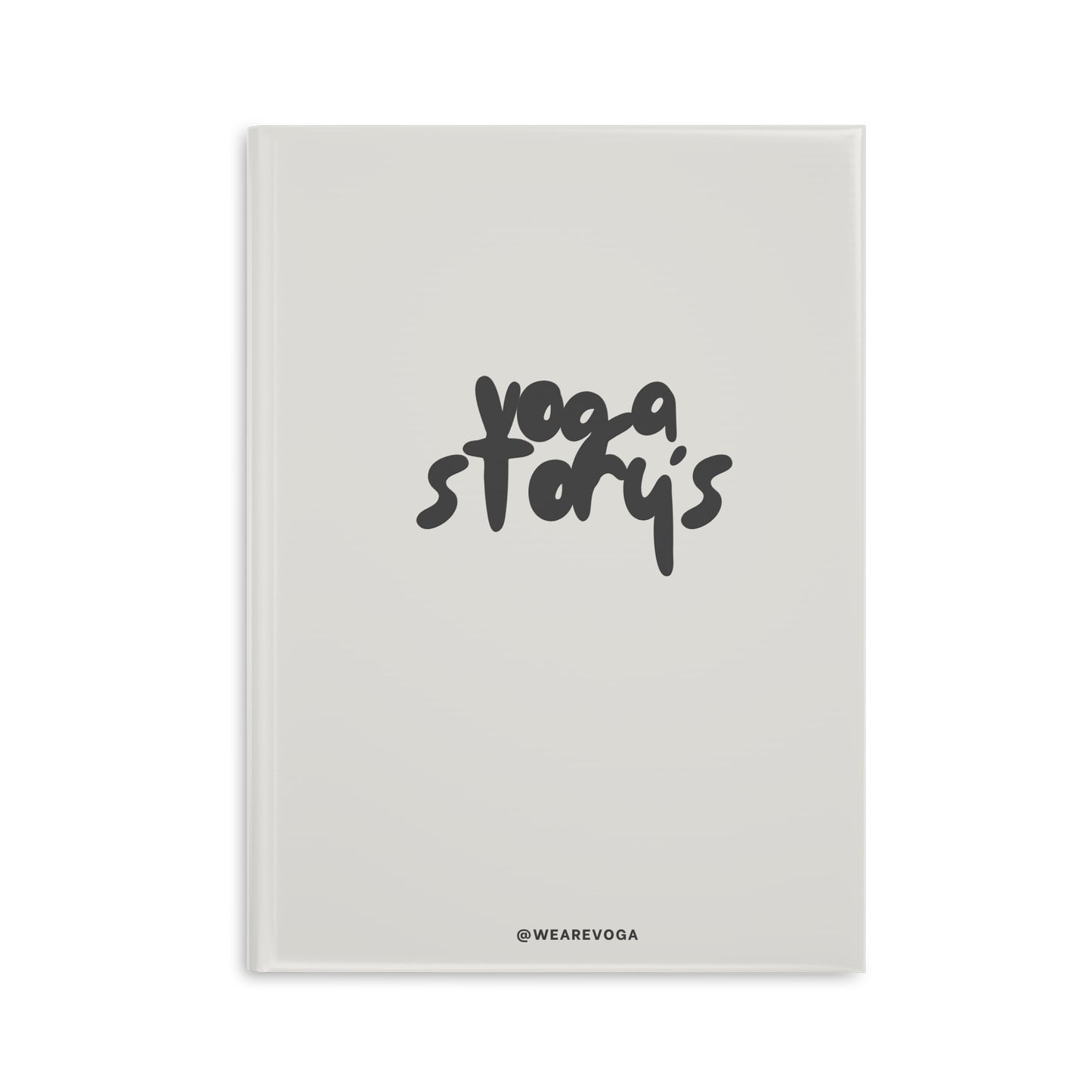 Yoga Storys Hardcover Notebook — Puffy Cover Journal for Yoga Notes & Gratitude