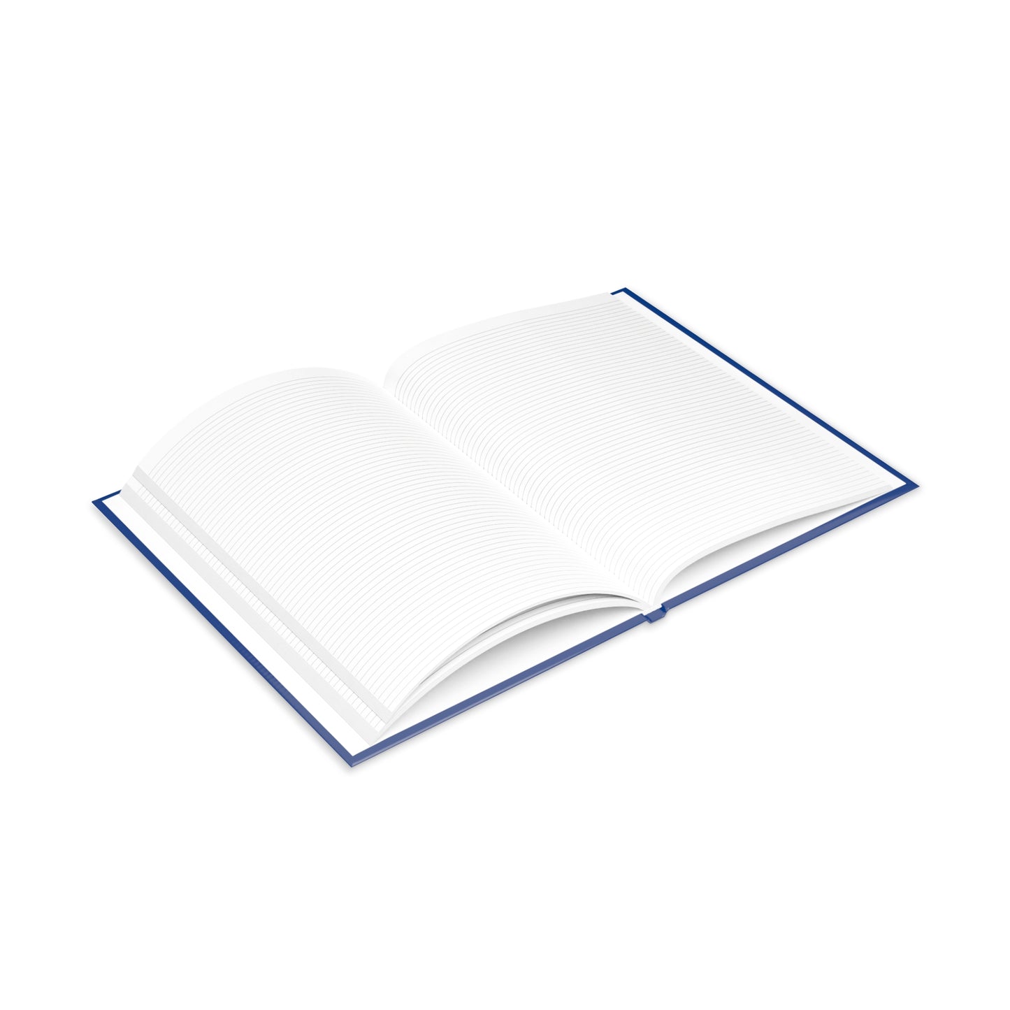 BYO Blue Hardcover Notebook — Puffy Cover Journal for Notes & Planning