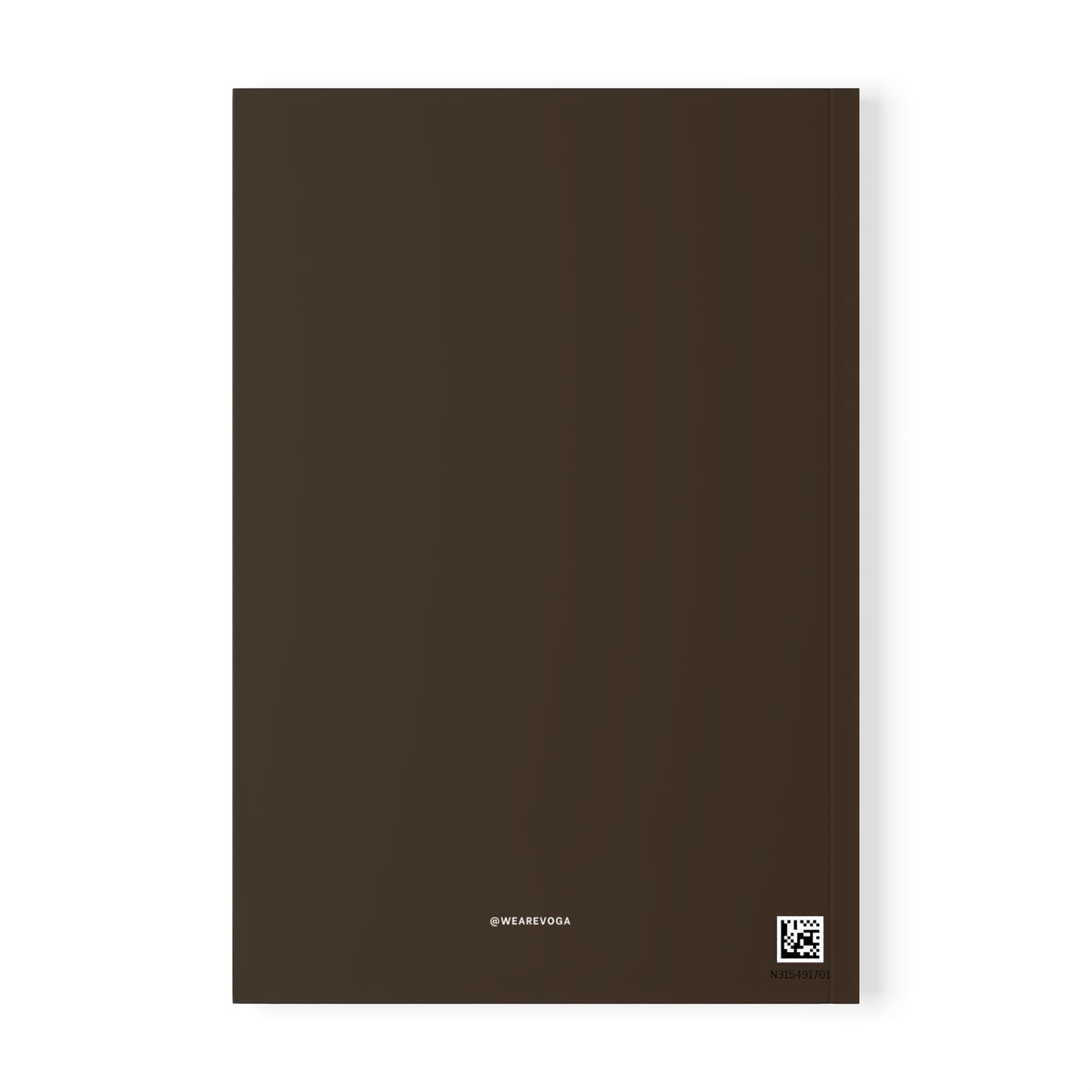 Brain Supply A5 Softcover Notebook — Minimal Brown Journal for Notes & Ideas