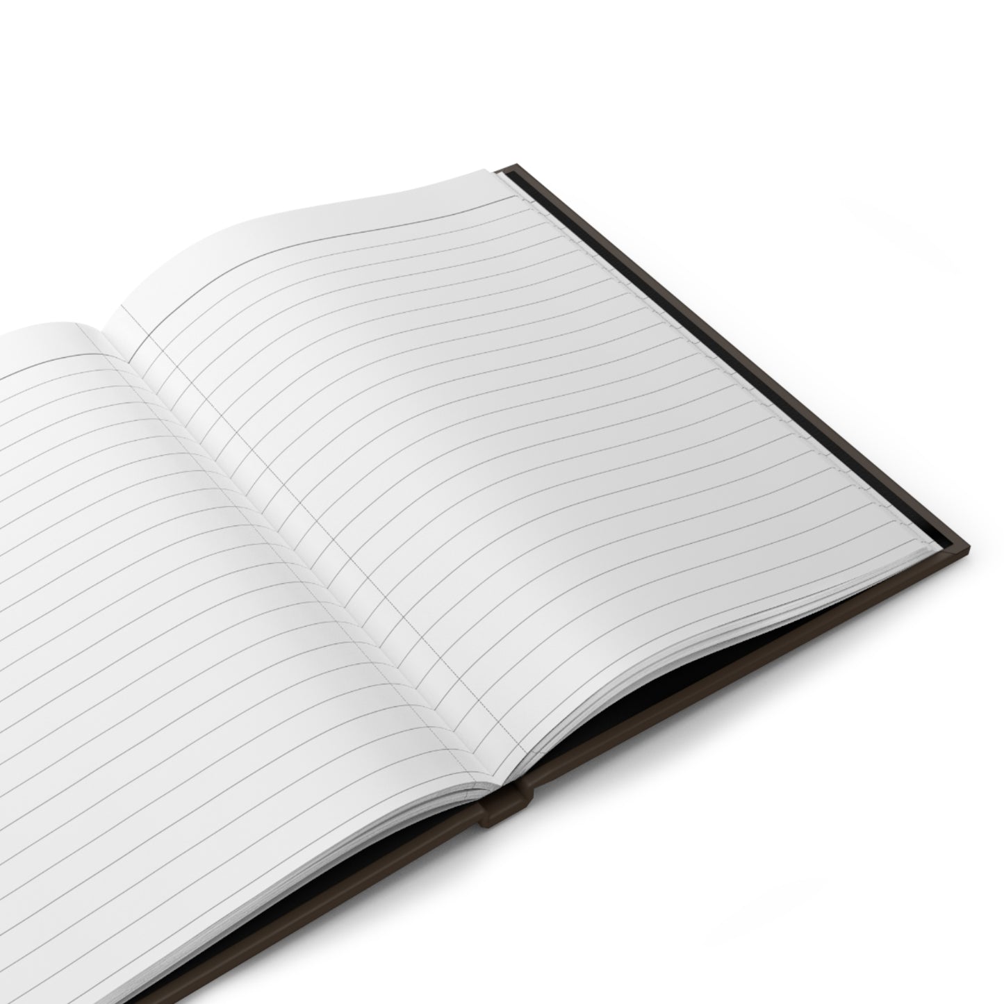 Brunette Edition Hardcover Journal – Matte Brown Notebook
