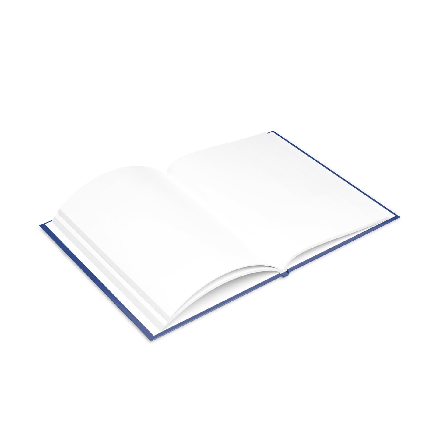BYO Blue Hardcover Notebook — Puffy Cover Journal for Notes & Planning