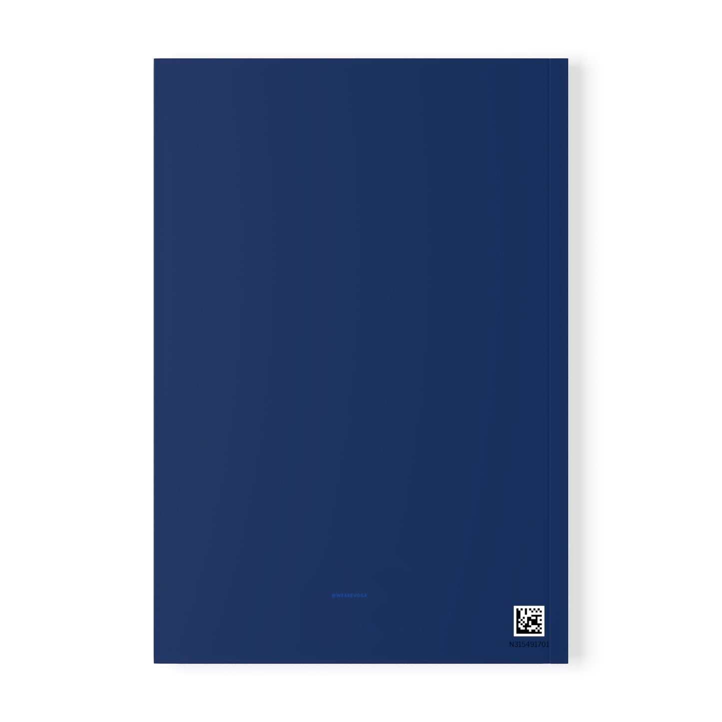 Pilates Boy A5 Notebook — Minimal Blue Softcover Journal for Pilates Lovers