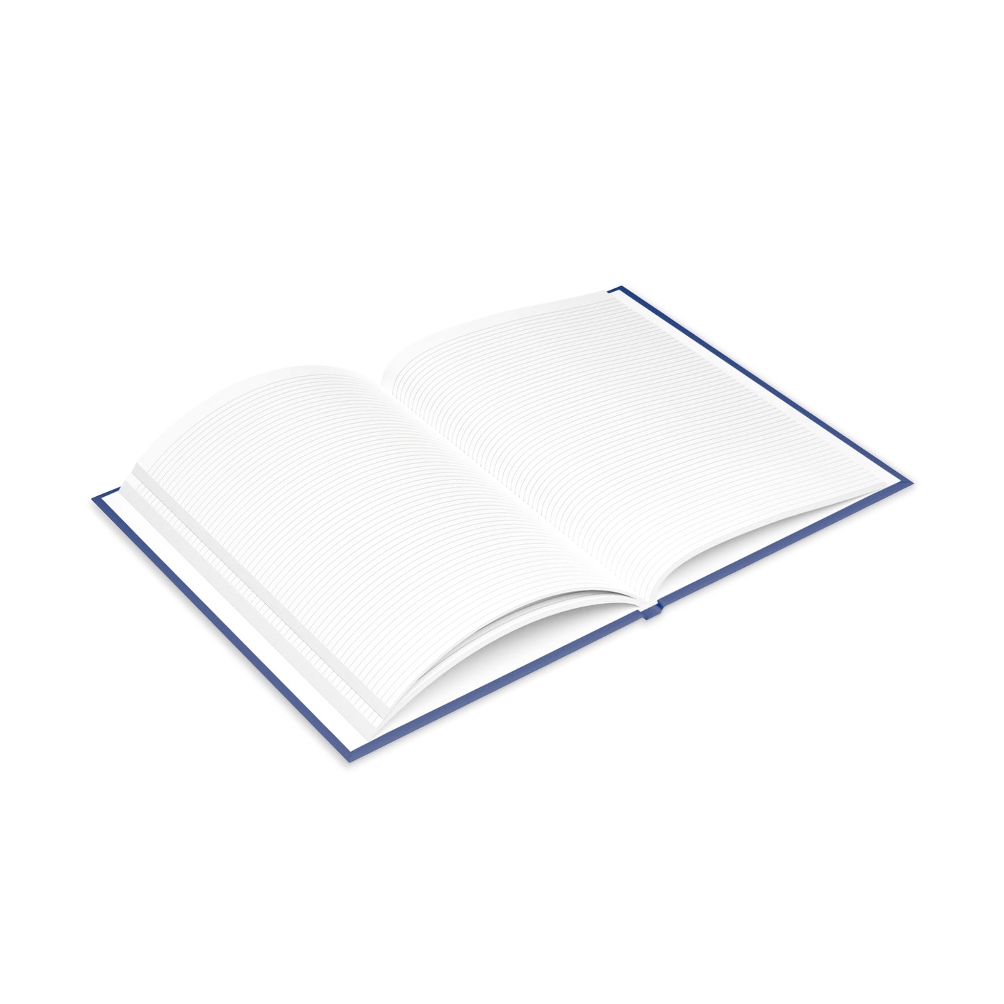 BYO Blue Hardcover Notebook — Puffy Cover Journal for Notes & Planning