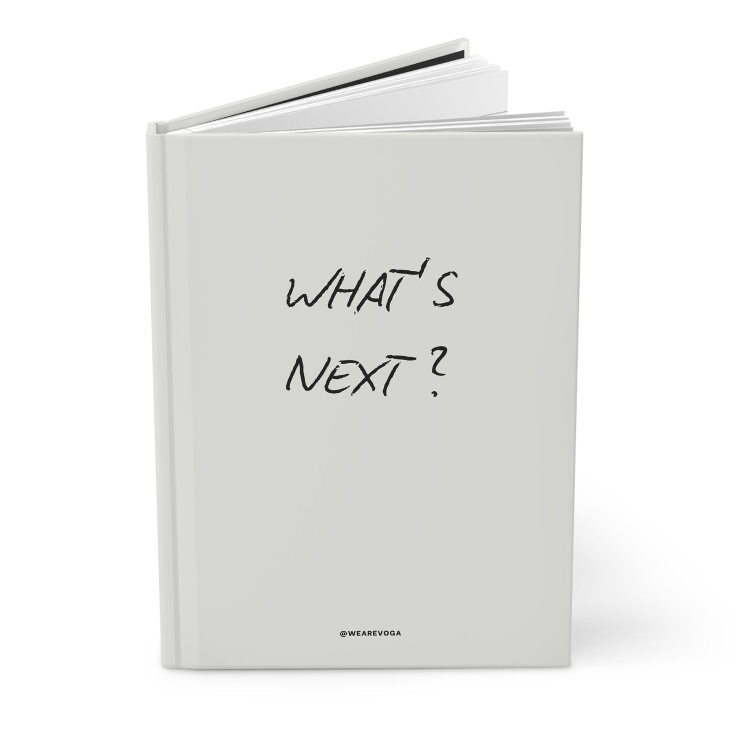 What's Next? Hardcover Journal — Lined Matte Notebook for Planning & Reflection