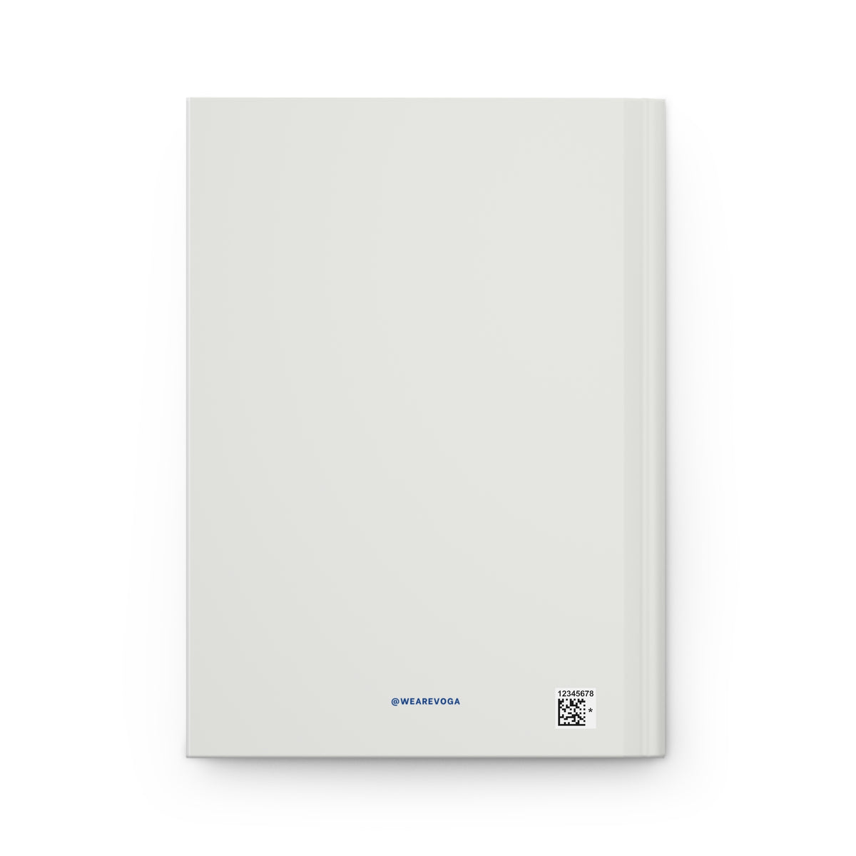 The Current of Thought Hardcover Journal — Minimalist Matte Notebook for Reflection & Ideas