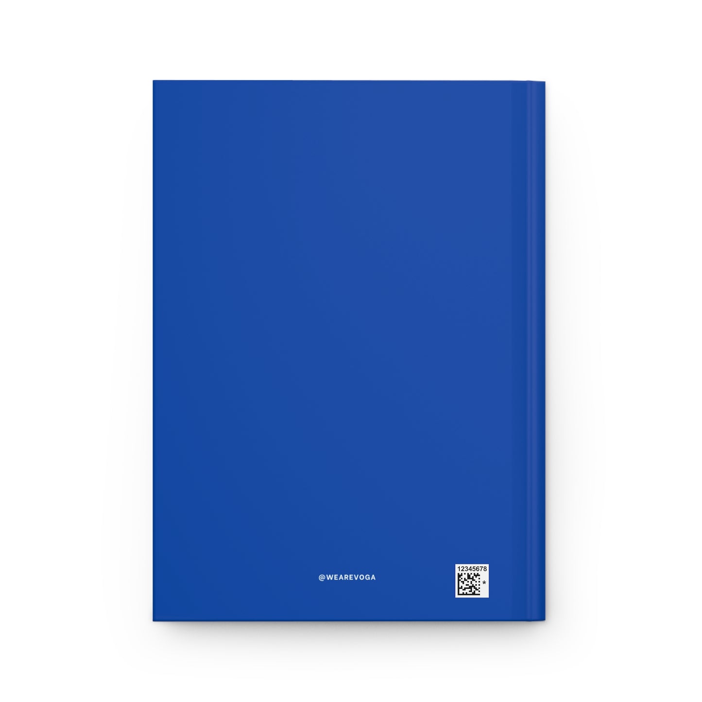 Hardcover Journal — "Financially Not Okay" Blue Lined Notebook for Budgeting & Mental Health Notes