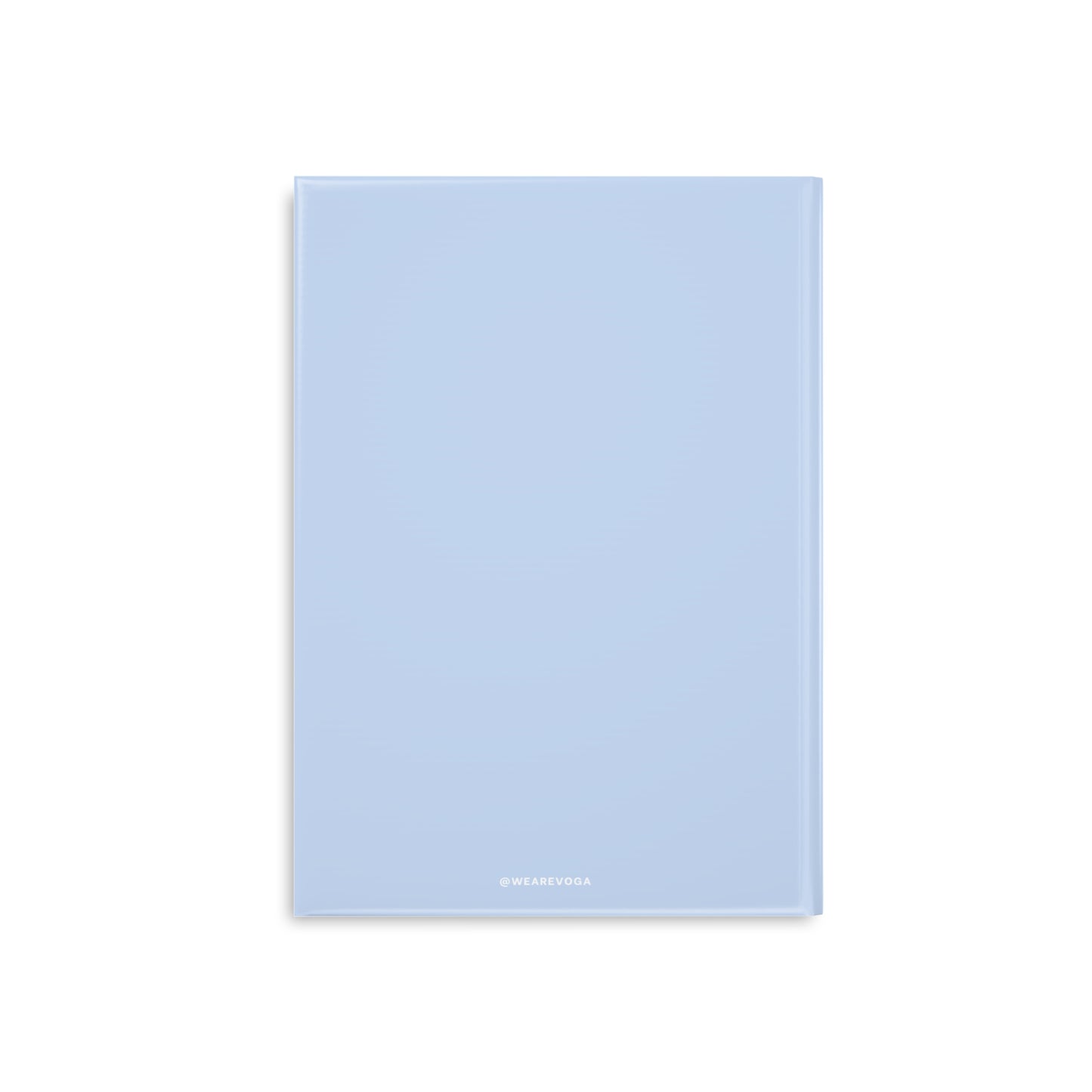 Hardcover Notebook — "I Am a Modern Cinderella" Puffy Cover Journal (Light Blue)