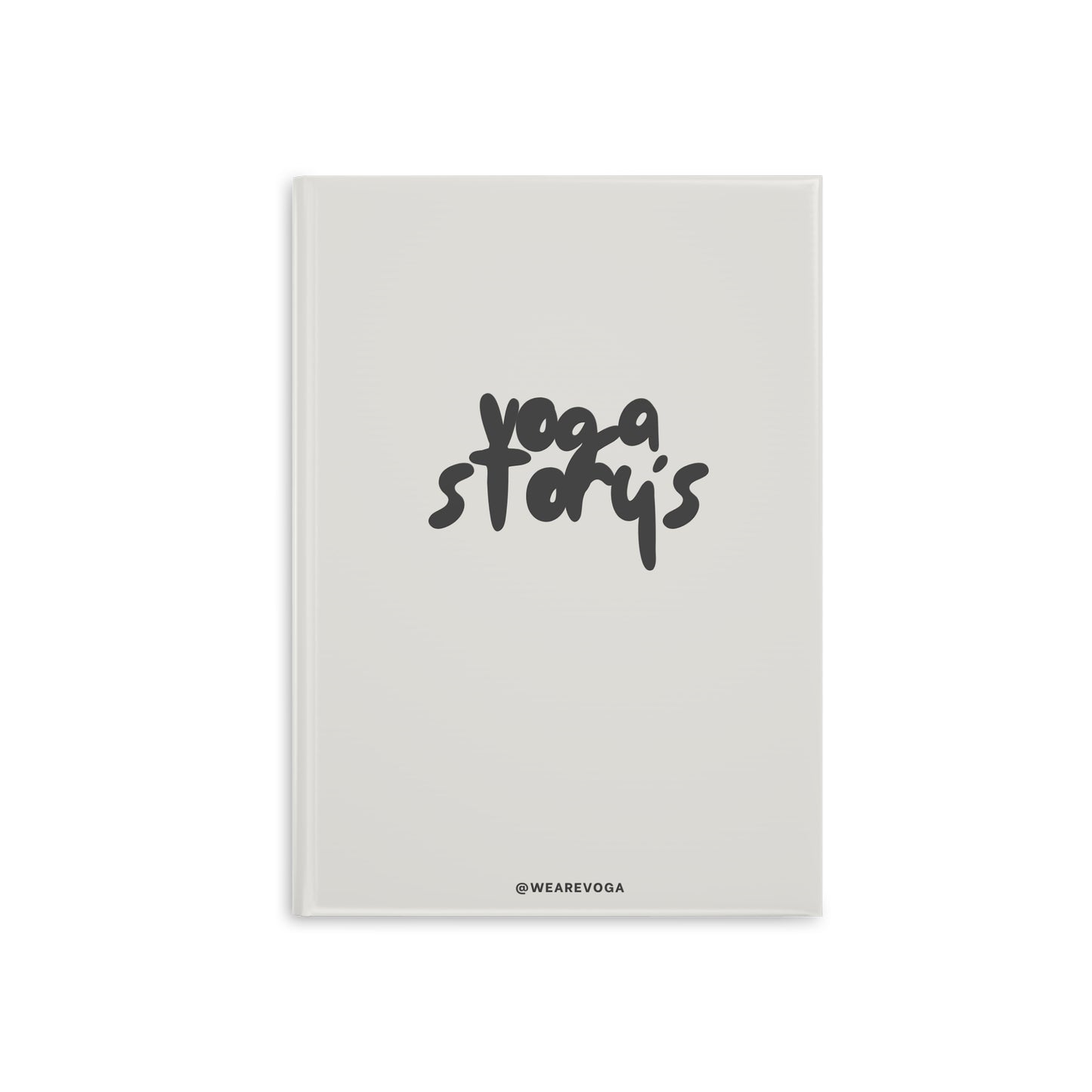 Yoga Storys Hardcover Notebook — Puffy Cover Journal for Yoga Notes & Gratitude