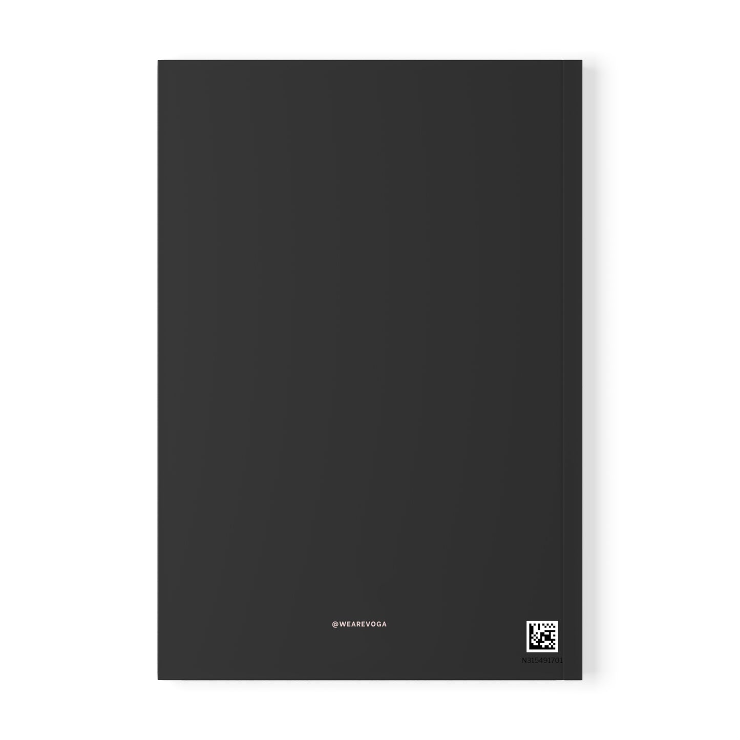 Voga. A5 Softcover Notebook — Minimal Black Journal for Notes & Planning