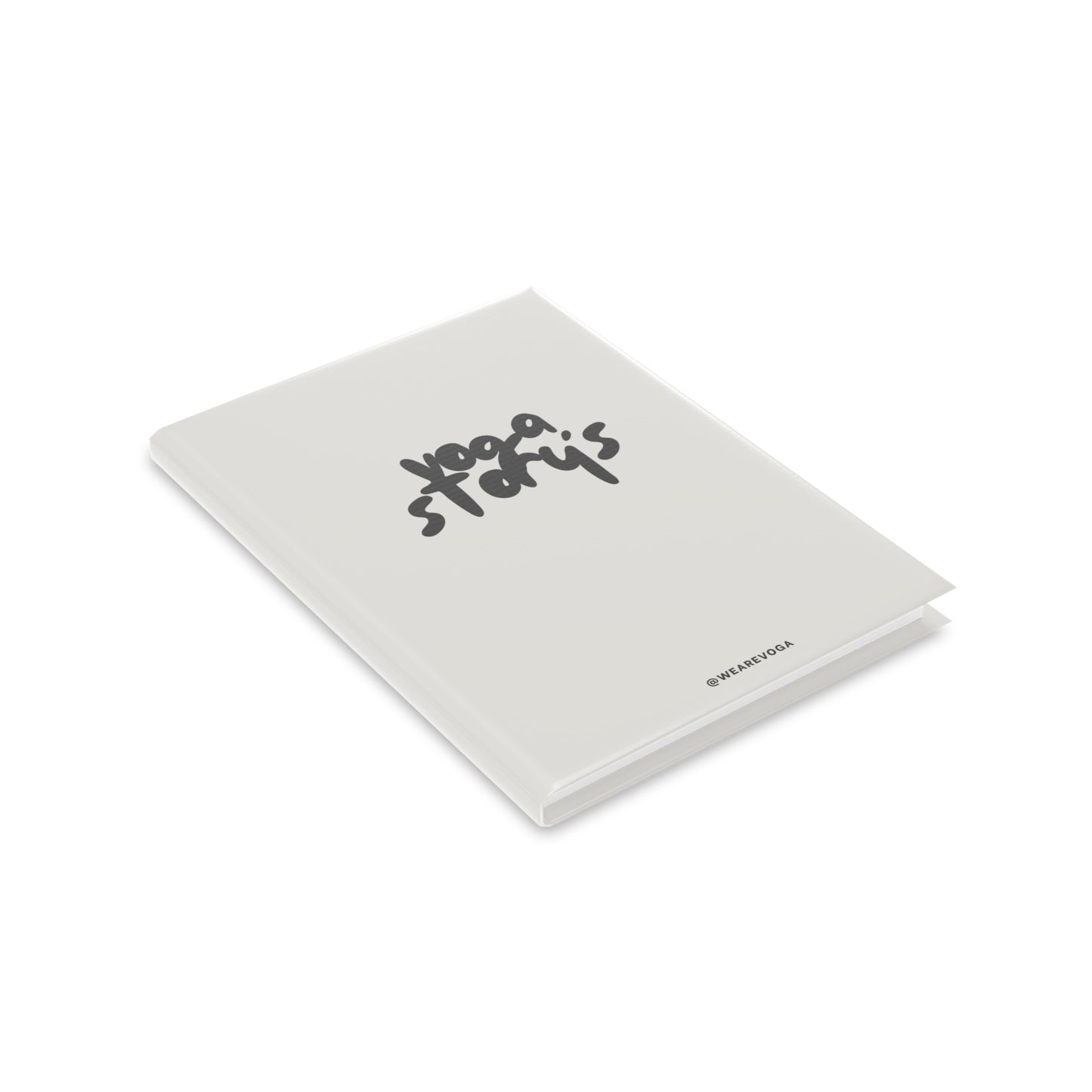 Yoga Storys Hardcover Notebook — Puffy Cover Journal for Yoga Notes & Gratitude