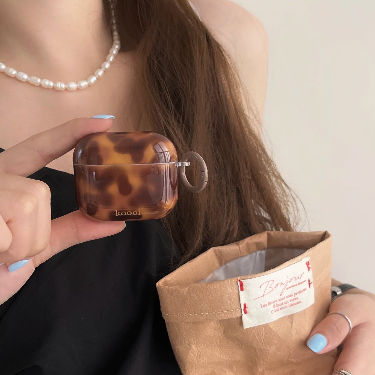 Étui pour AirPods ambré