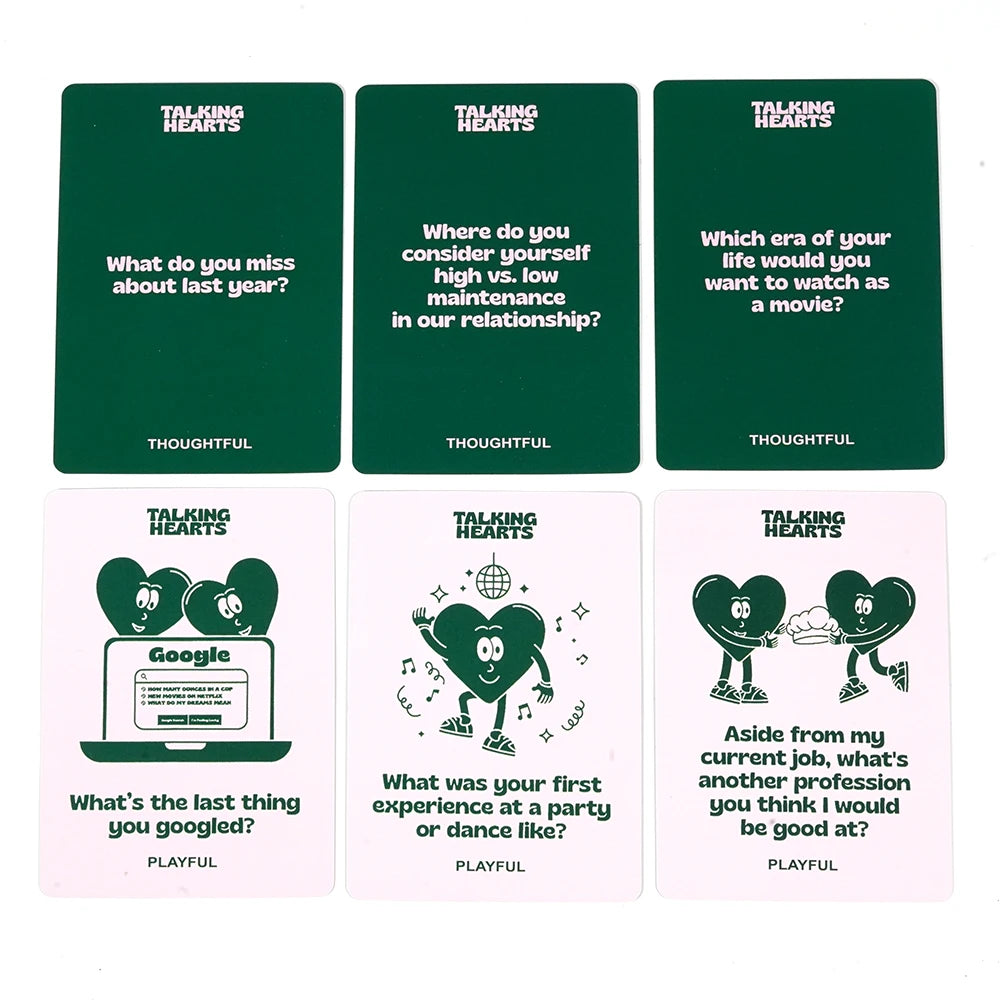 Jeu de cartes Talking Hearts – Couples Edition