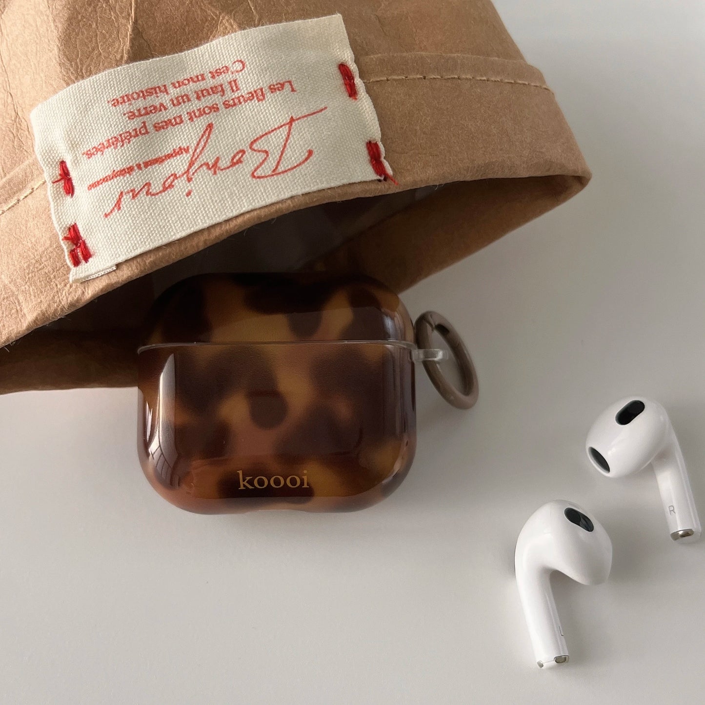 Étui pour AirPods ambré